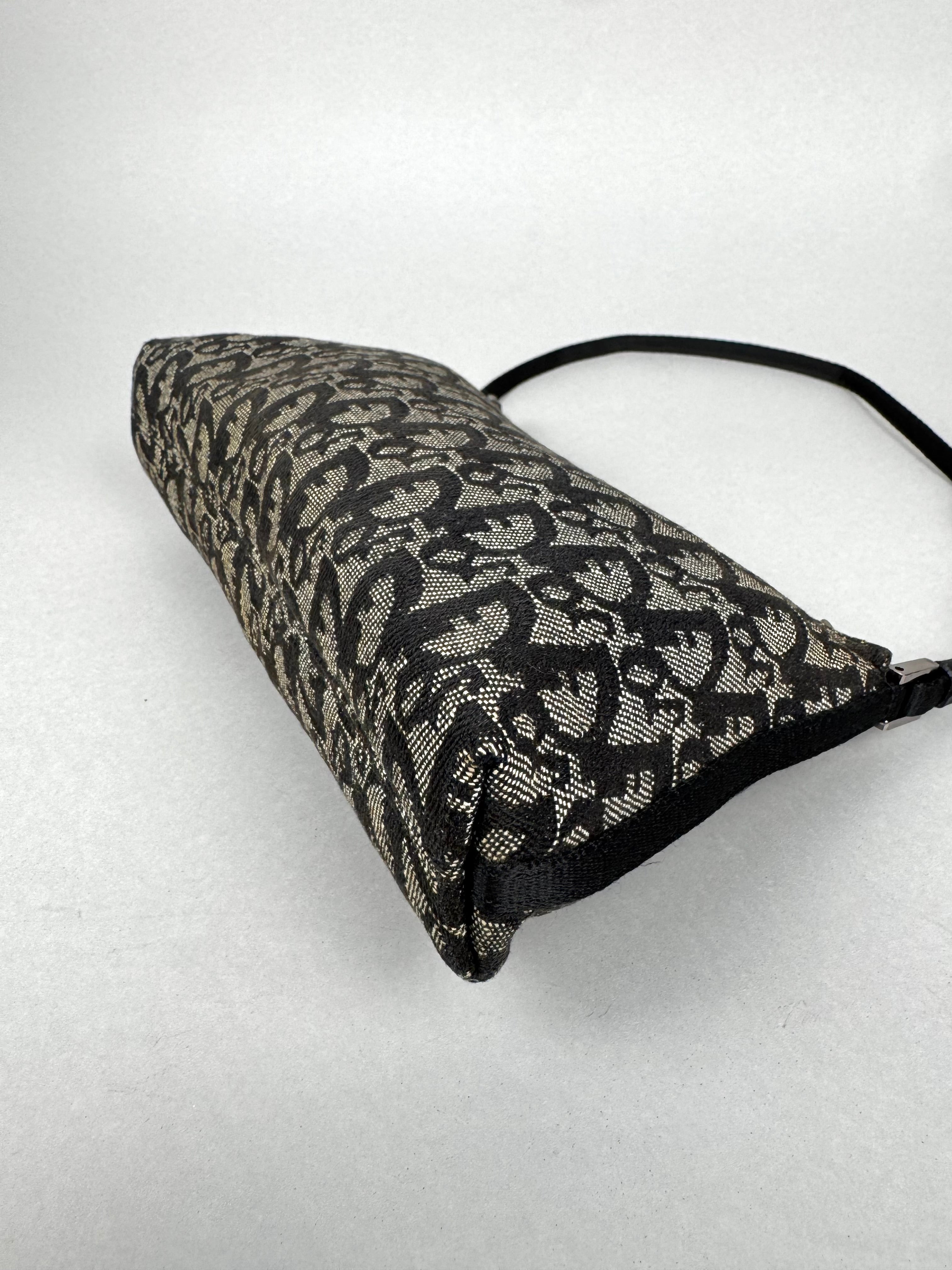 Christian Dior Monogram Pochette Black