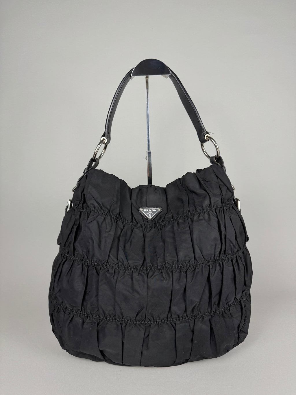 Prada Nappa Gaufre Black Nylon