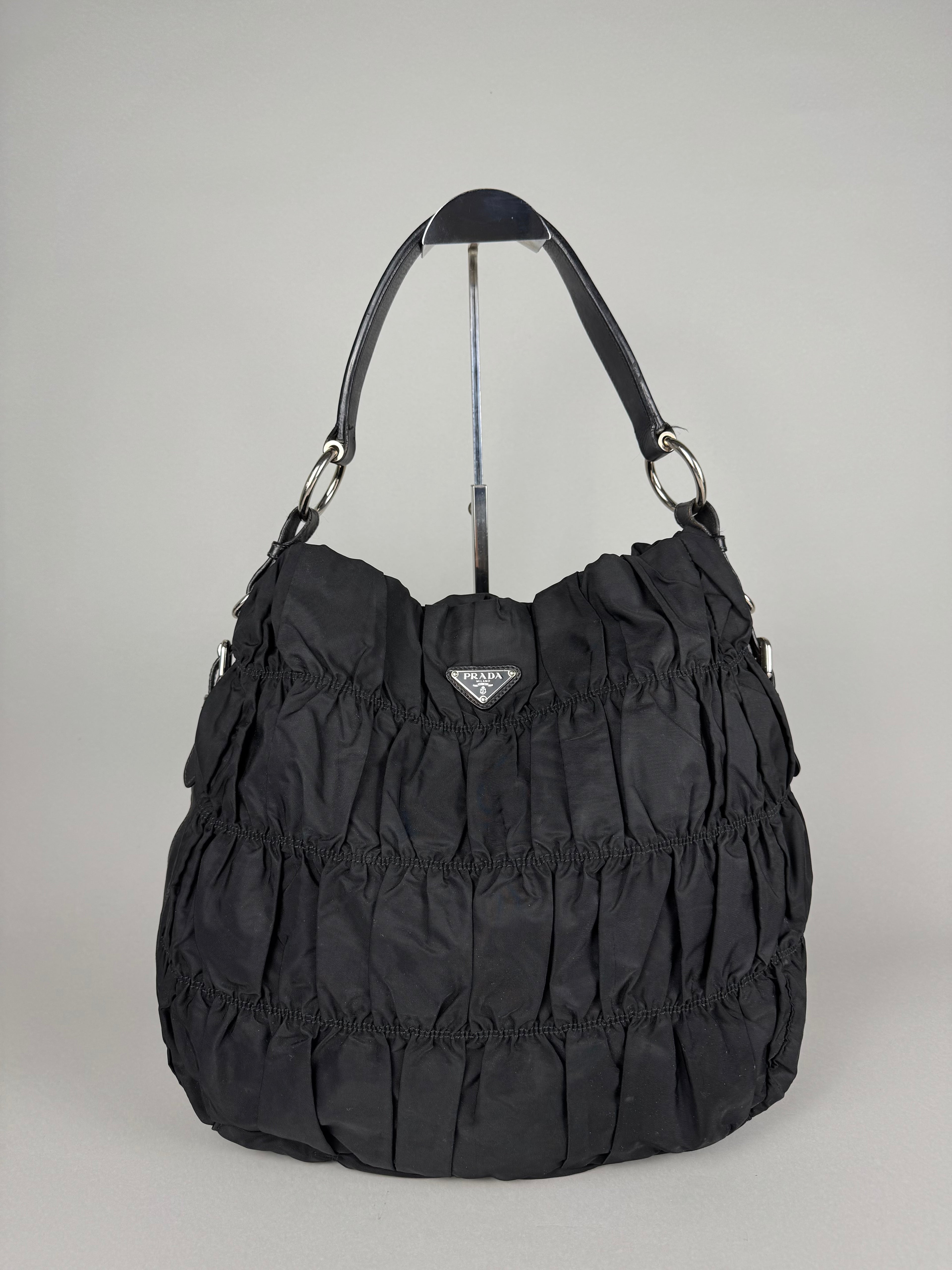 Prada Nappa Gaufre Black Nylon