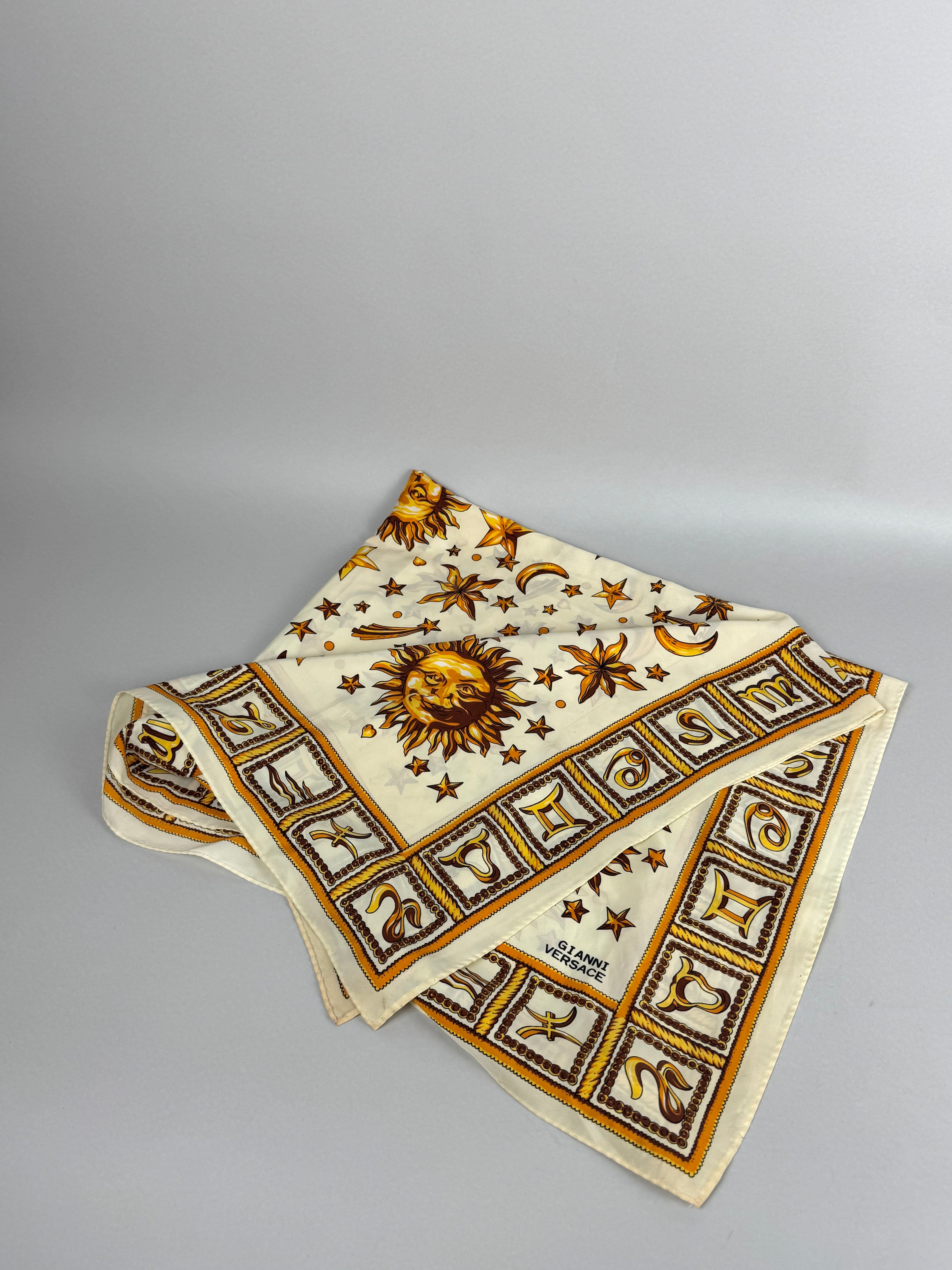 Gianni Versace Scarf Zodiac