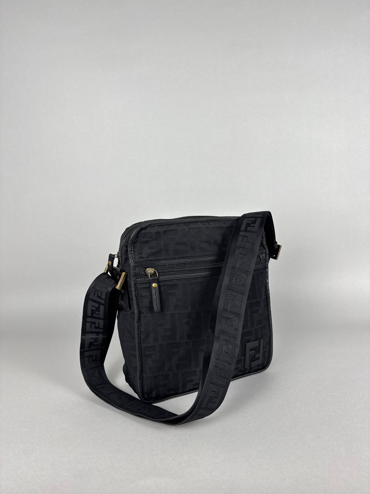 Fendi Monogram Black Crossbody