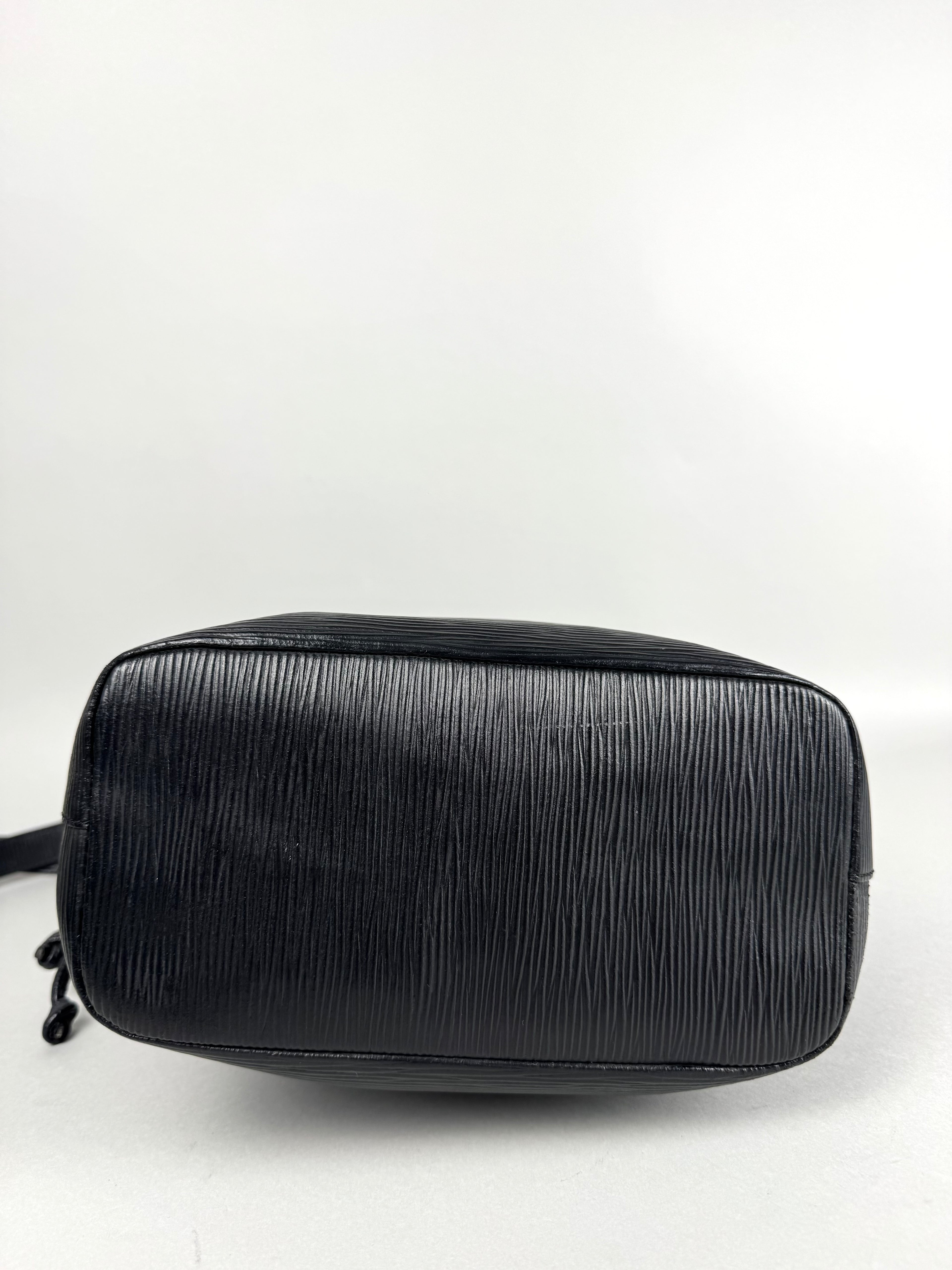 Fendi Bucket Black Epi Leather with Pouch