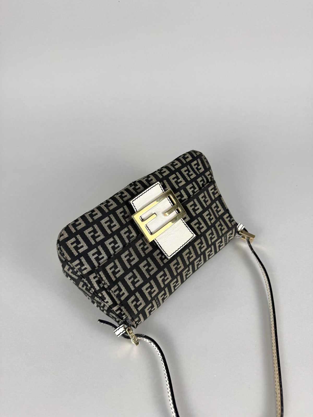 Fendi Monogram Canvas Mini Mama Baguette