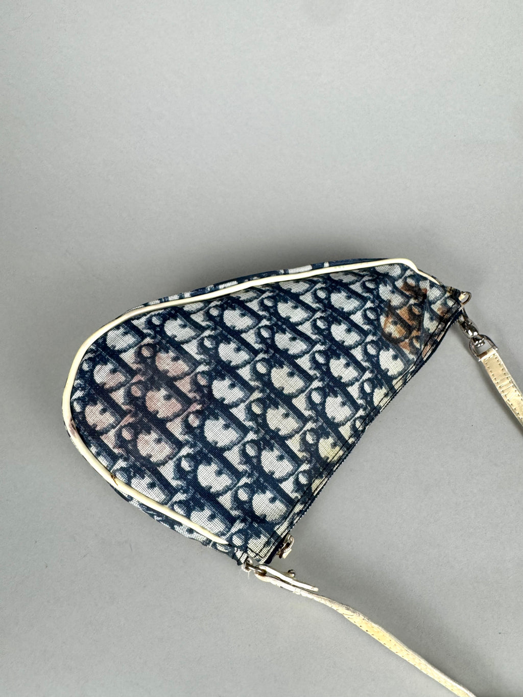 Christian Dior Monogram Mini Saddle Oblique Blue
