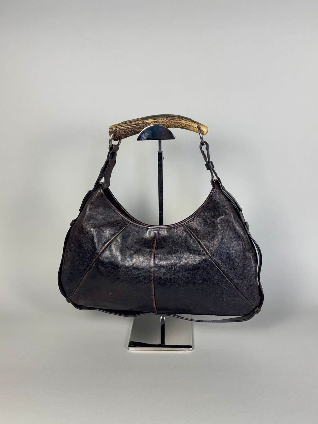 Yves Saint Laurent Mombasa Leather Brown