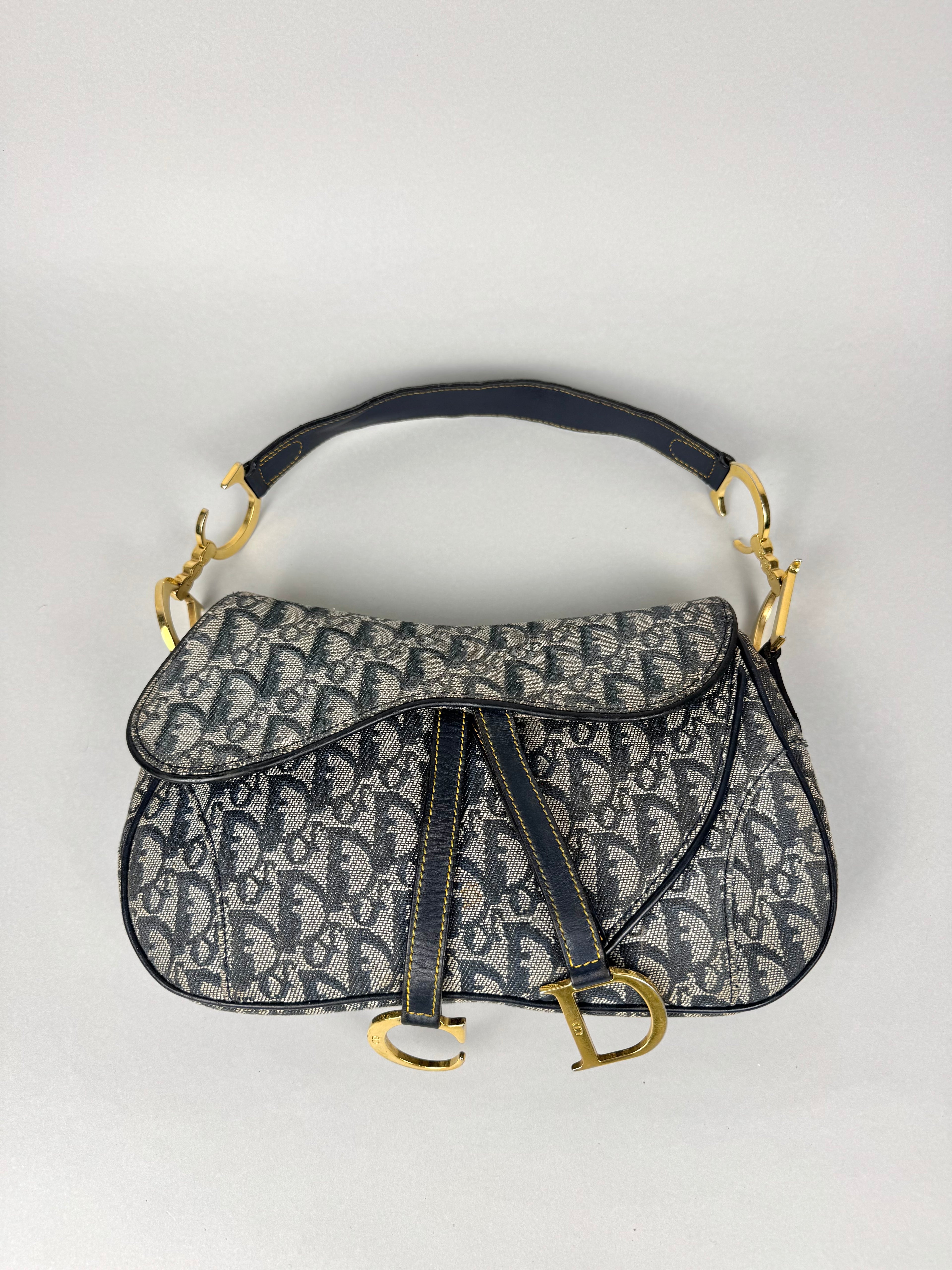 Christian Dior Double Saddle Monogram Oblique