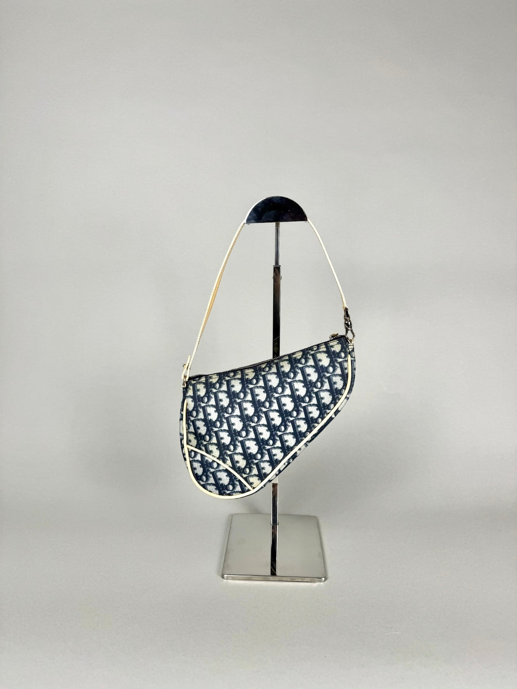 Christian Dior Monogram Mini Saddle Oblique Blue