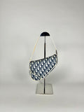 Christian Dior Monogram Mini Saddle Oblique Blue