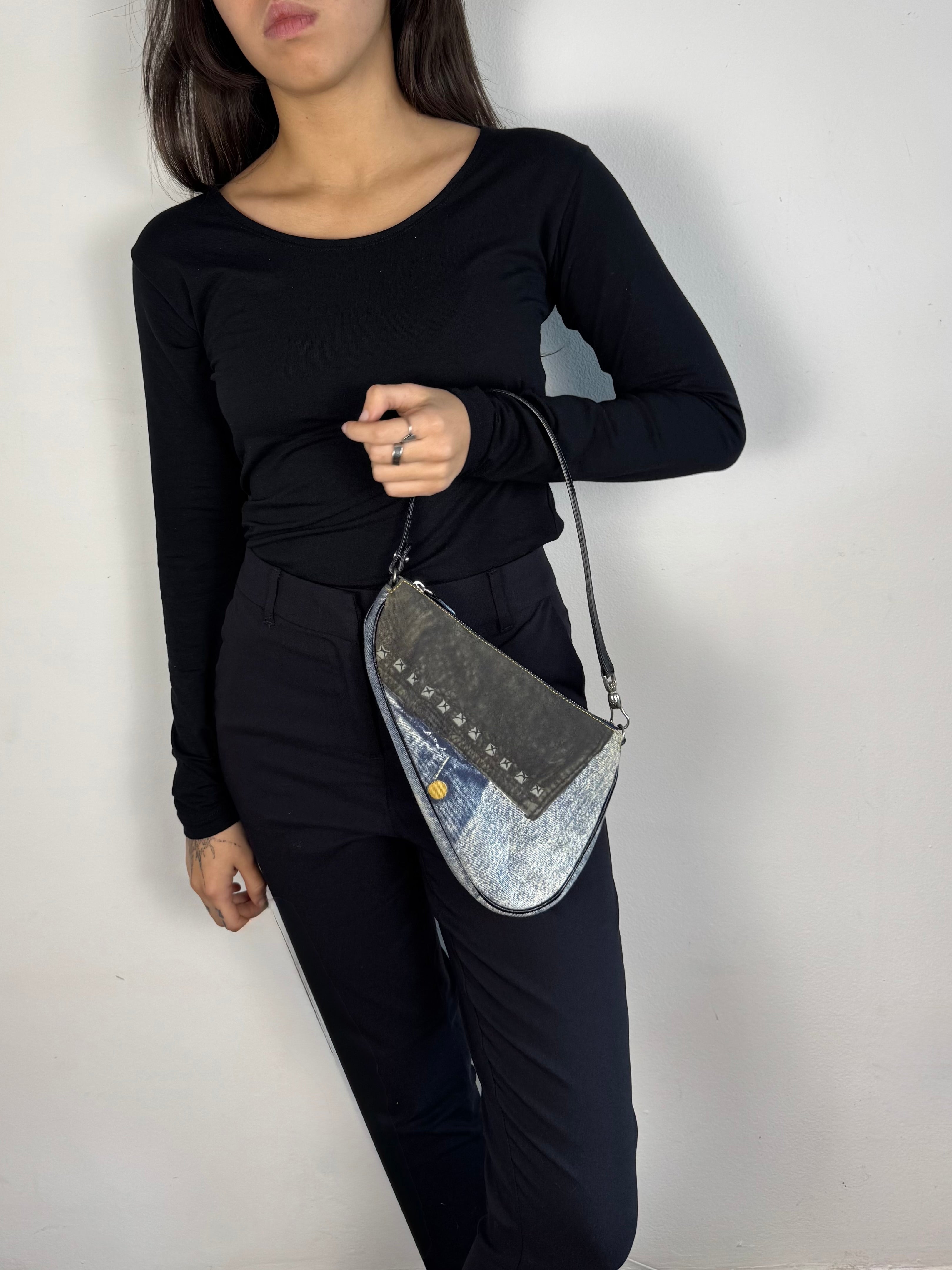 Christian Dior Mini Saddle Denim