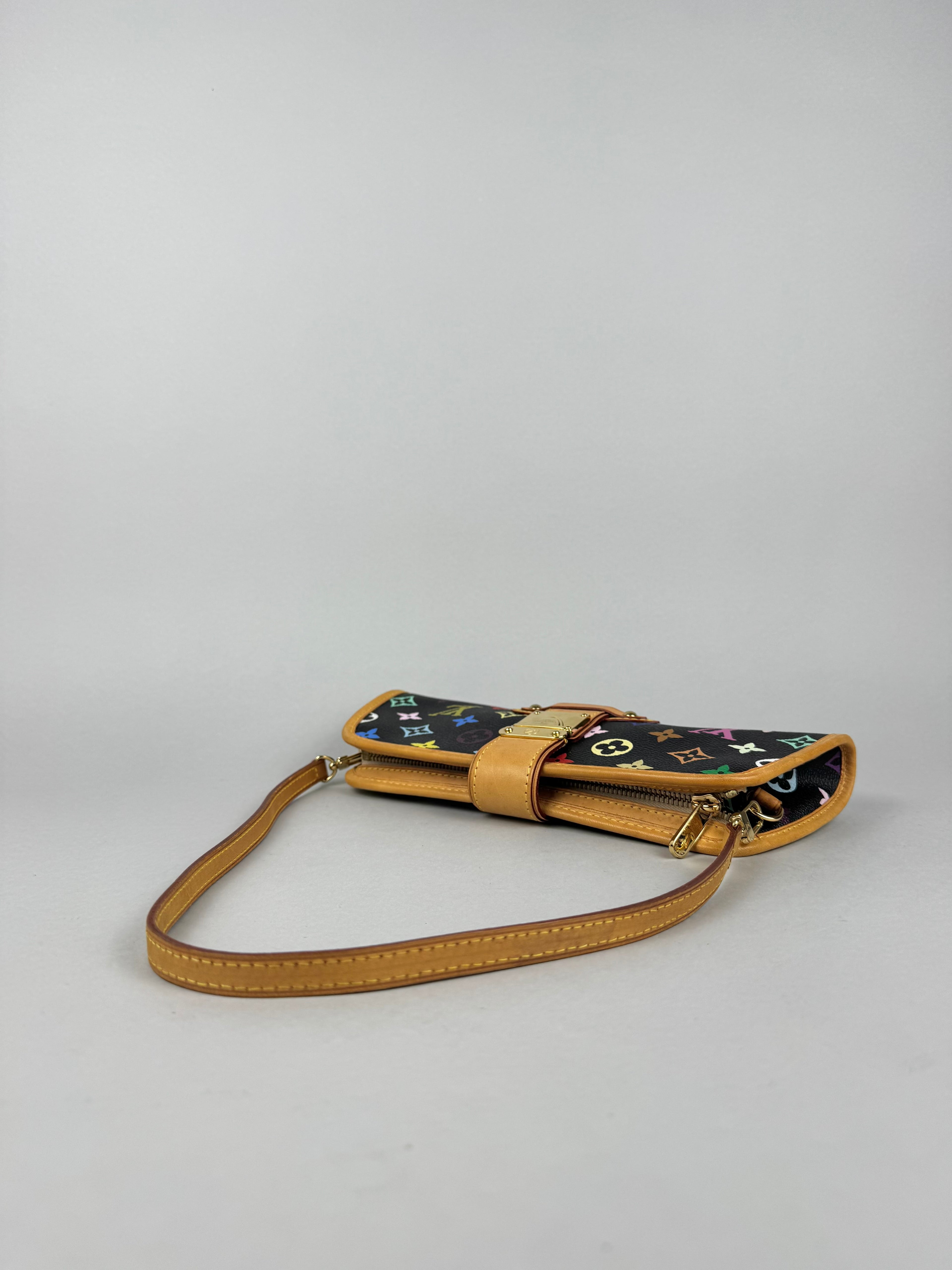 Louis Vuitton Shirley Monogram Multicolor Black