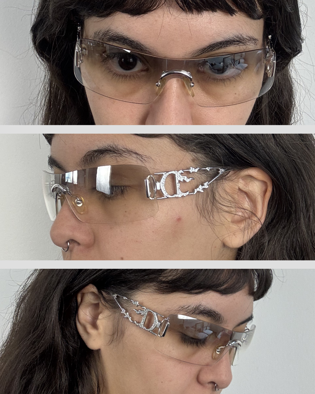 Christian Dior Fire Transparent Sunglasses