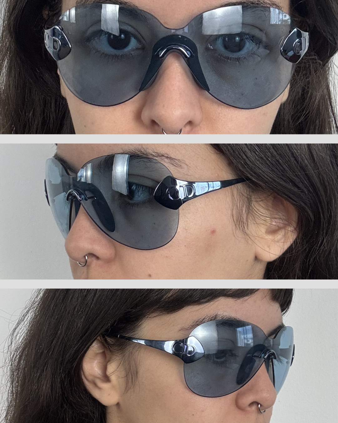 Christian Dior Pilot Blue Sunglasses