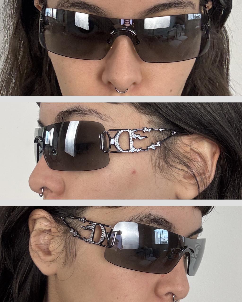 Christian Dior Fire Black Sunglasses