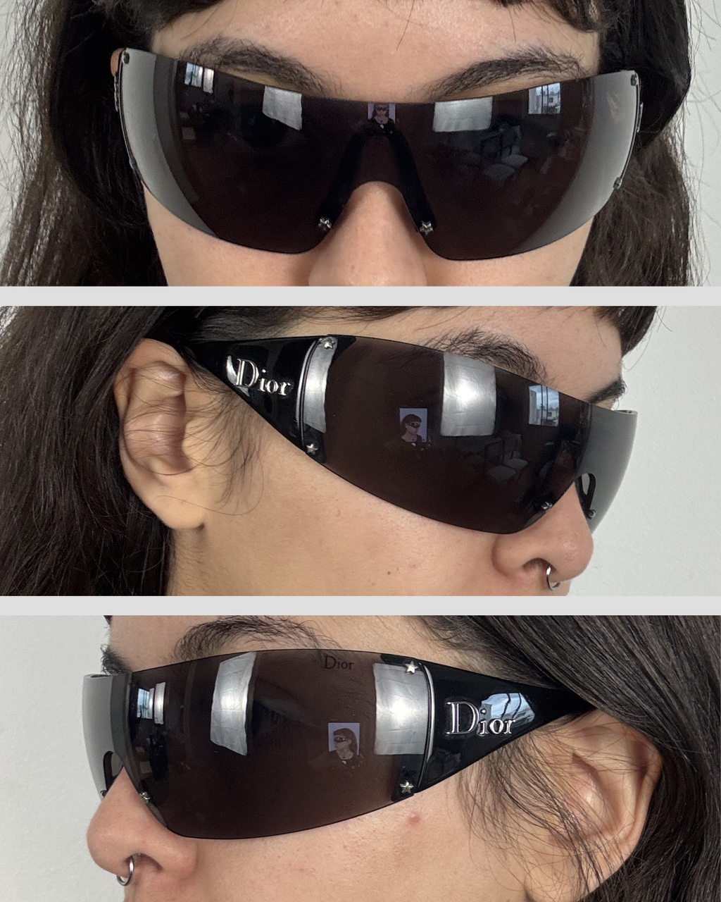 Christian Dior Ski 5 Black Sunglasses