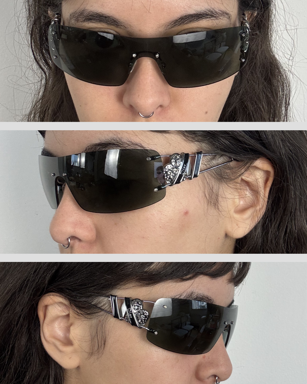 Christian Dior Crystal Heart Core Sunglasses