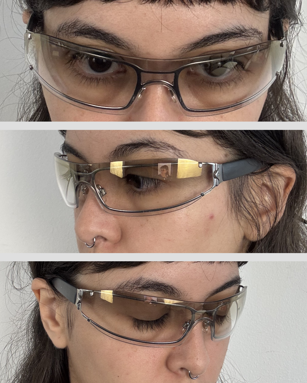 Armani Transparent Sunglasses 00s