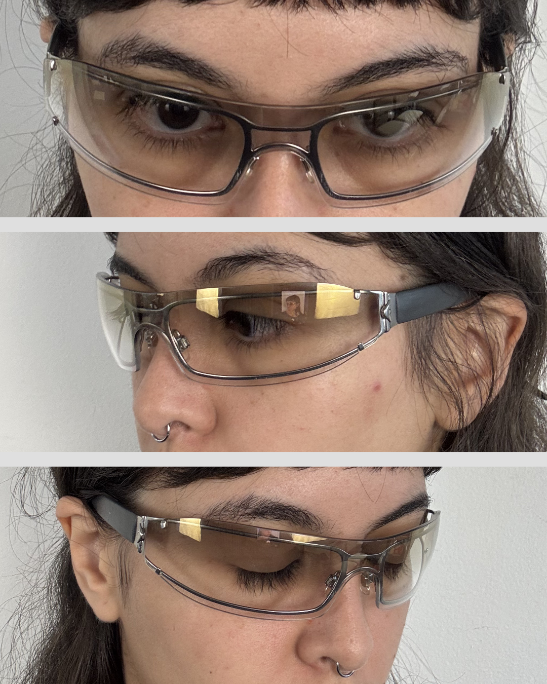 Armani Transparent Sunglasses 00s