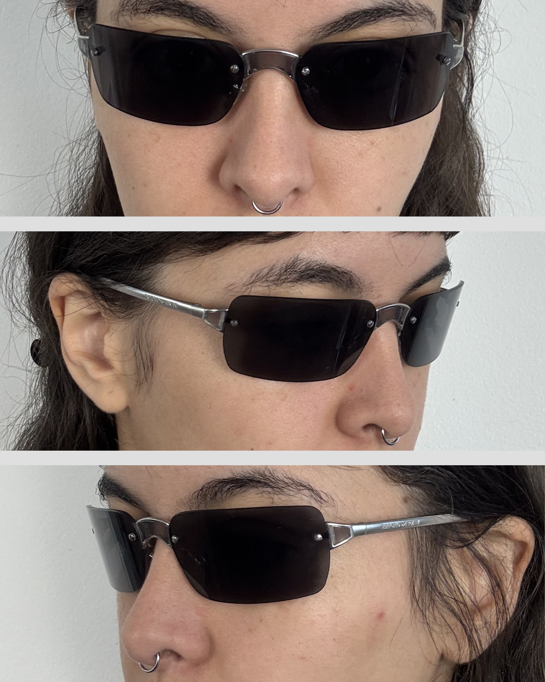 Armani Black Sunglasses 00s