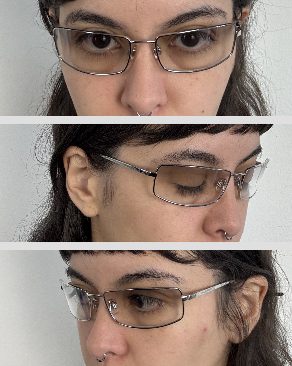 Giorgio Armani Transparent Sunglasses 00s