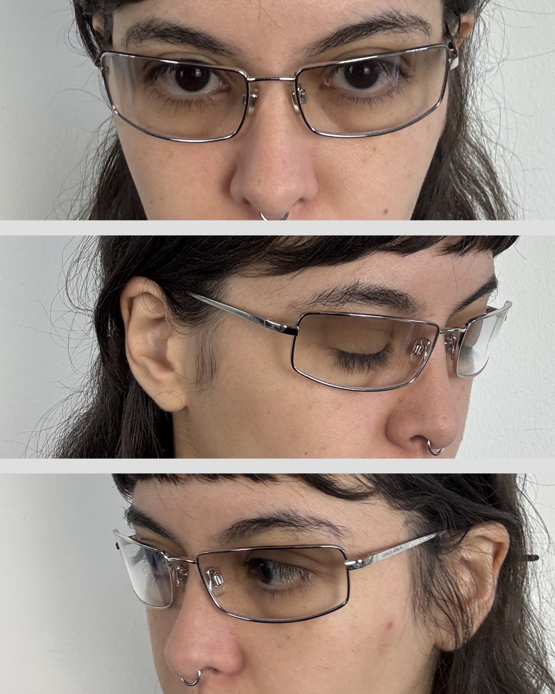 Giorgio Armani Transparent Sunglasses 00s