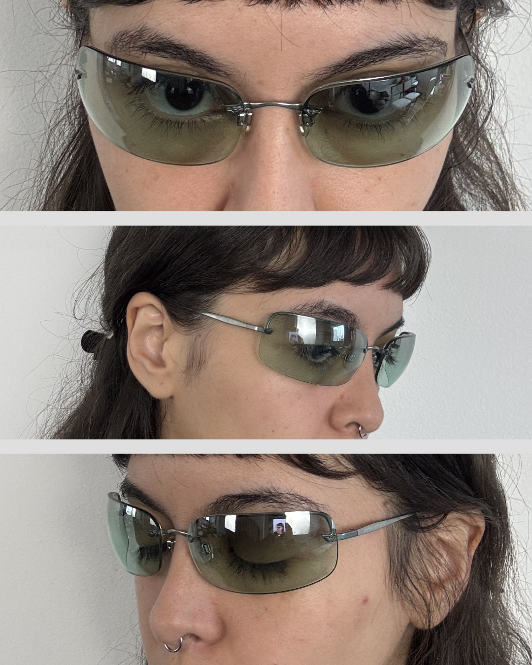 Armani Transparent Sunglasses 00s