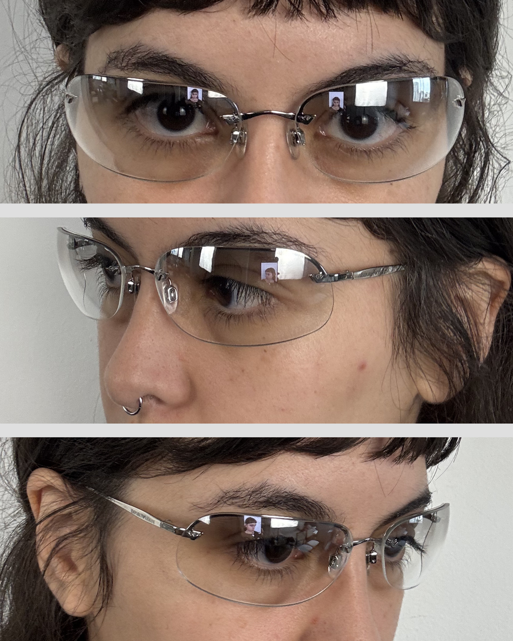 Armani Transparent Sunglasses 00s
