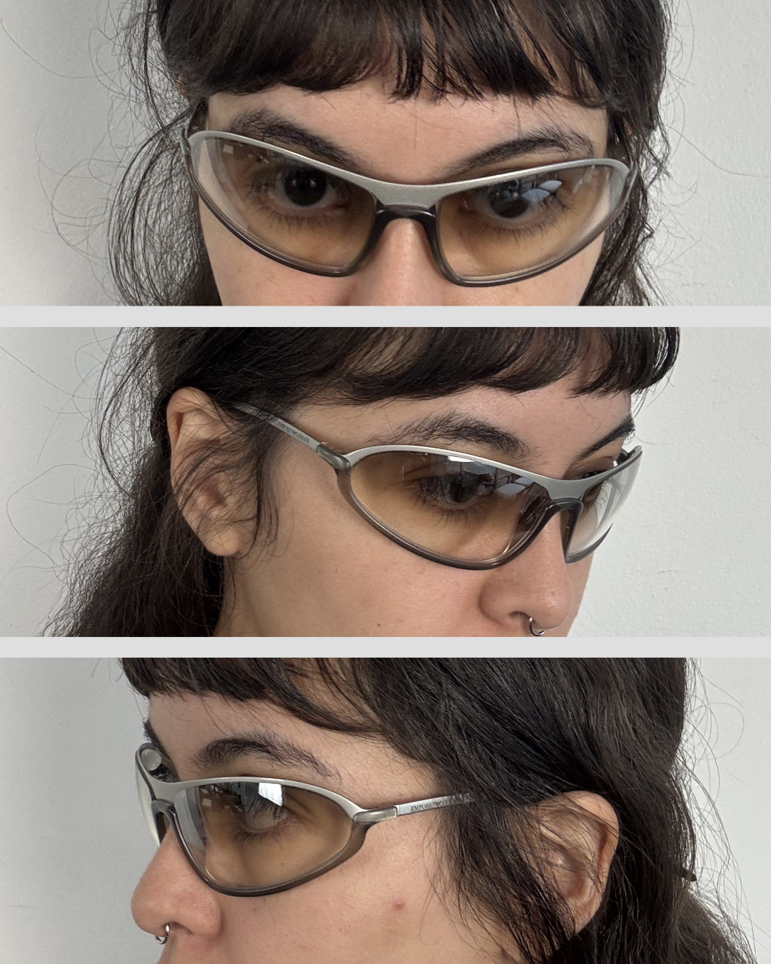 Armani Transparent Sunglasses 00s