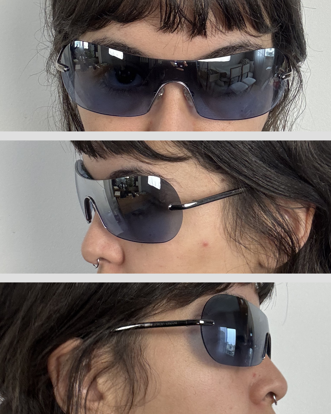 Armani Blue Sunglasses 00s