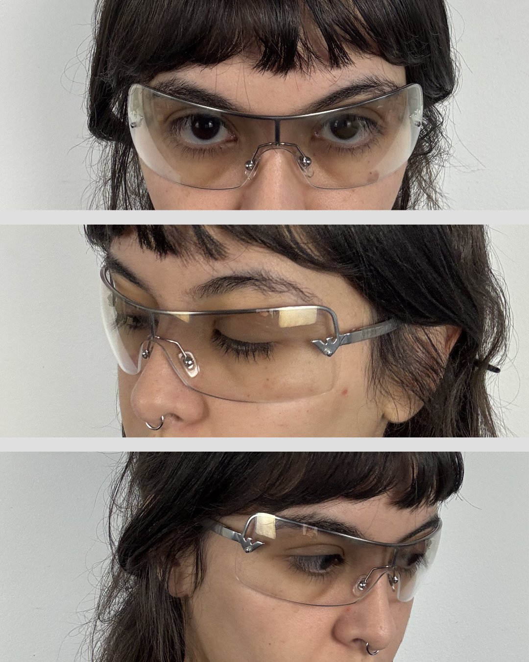 Armani Transparent Sunglasses 00s