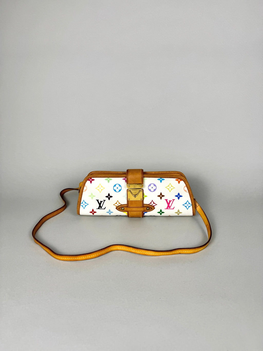 Louis Vuitton Shirley Monogram Multicolor White