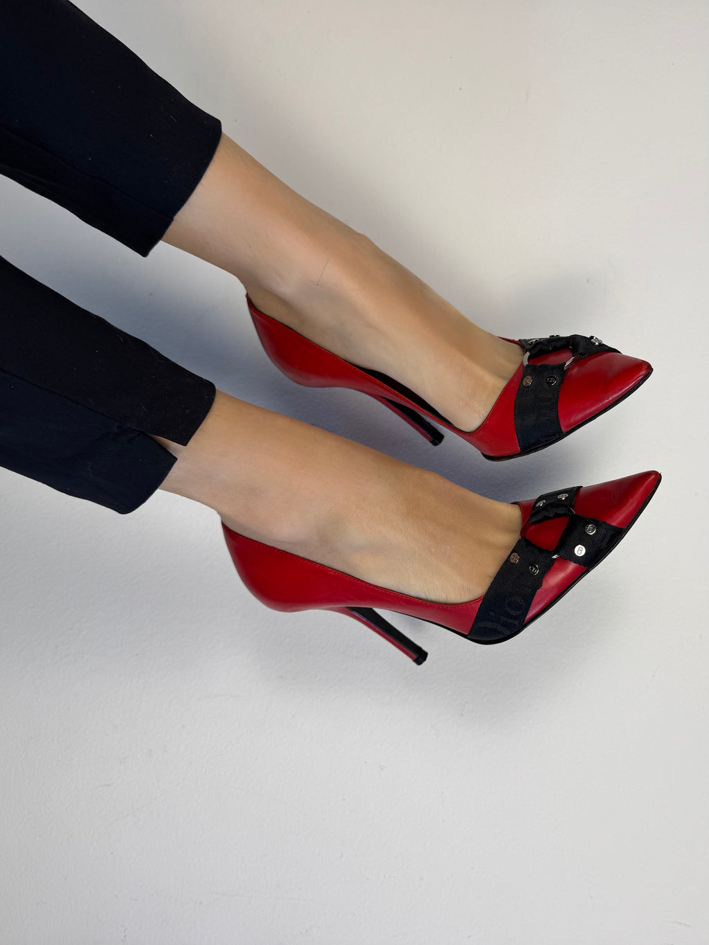 Christian Dior Bondage Red Scarpin 2004