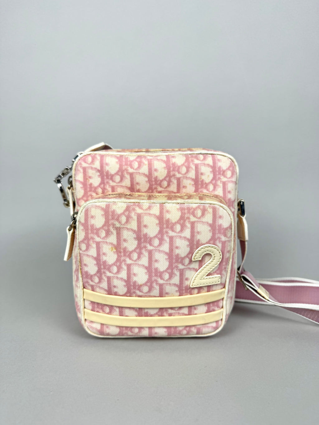 Christian Dior Girly Pink Monogram Trotter Crossbody