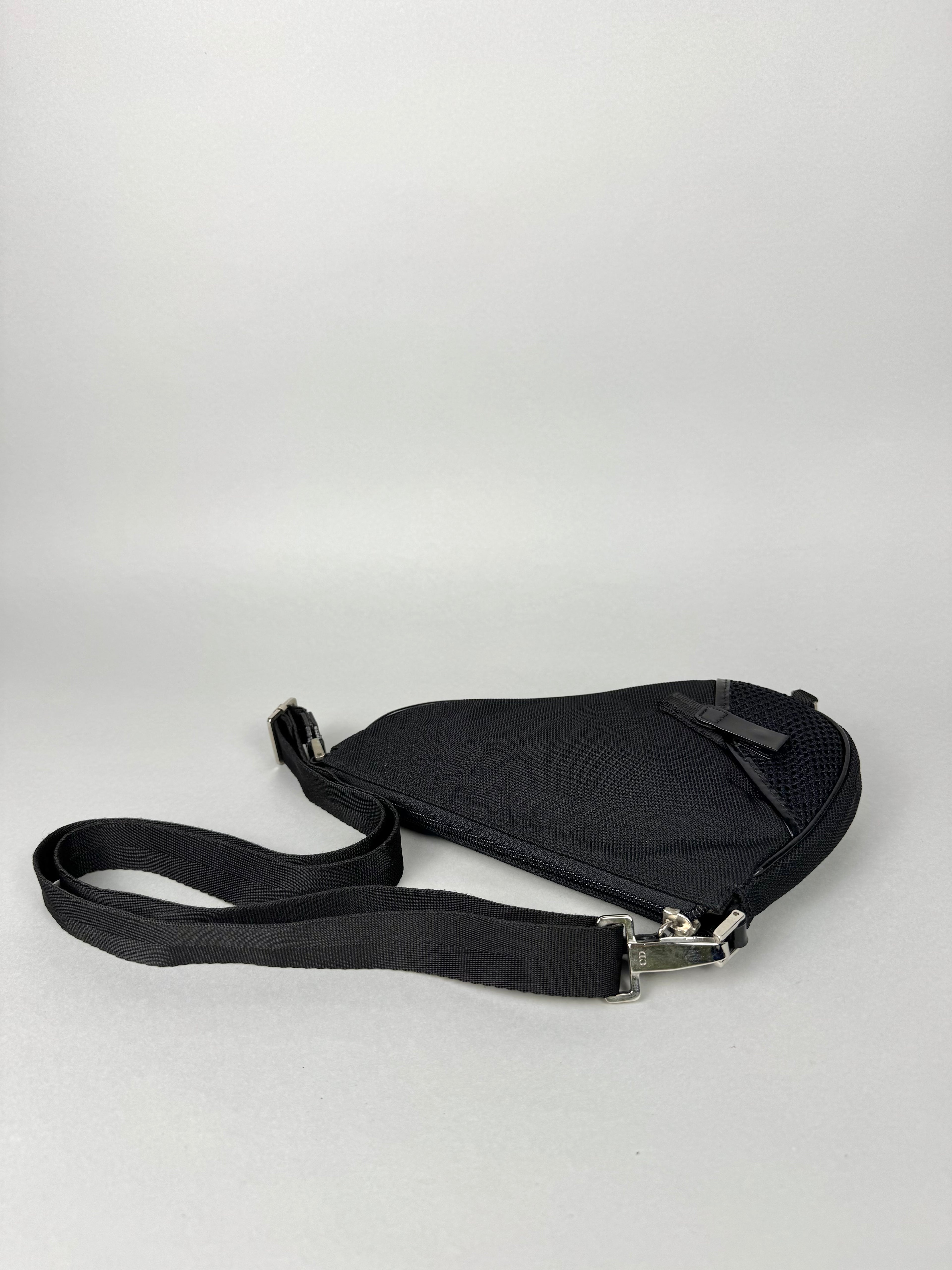 Christian Dior Mini Saddle Black Crossbody