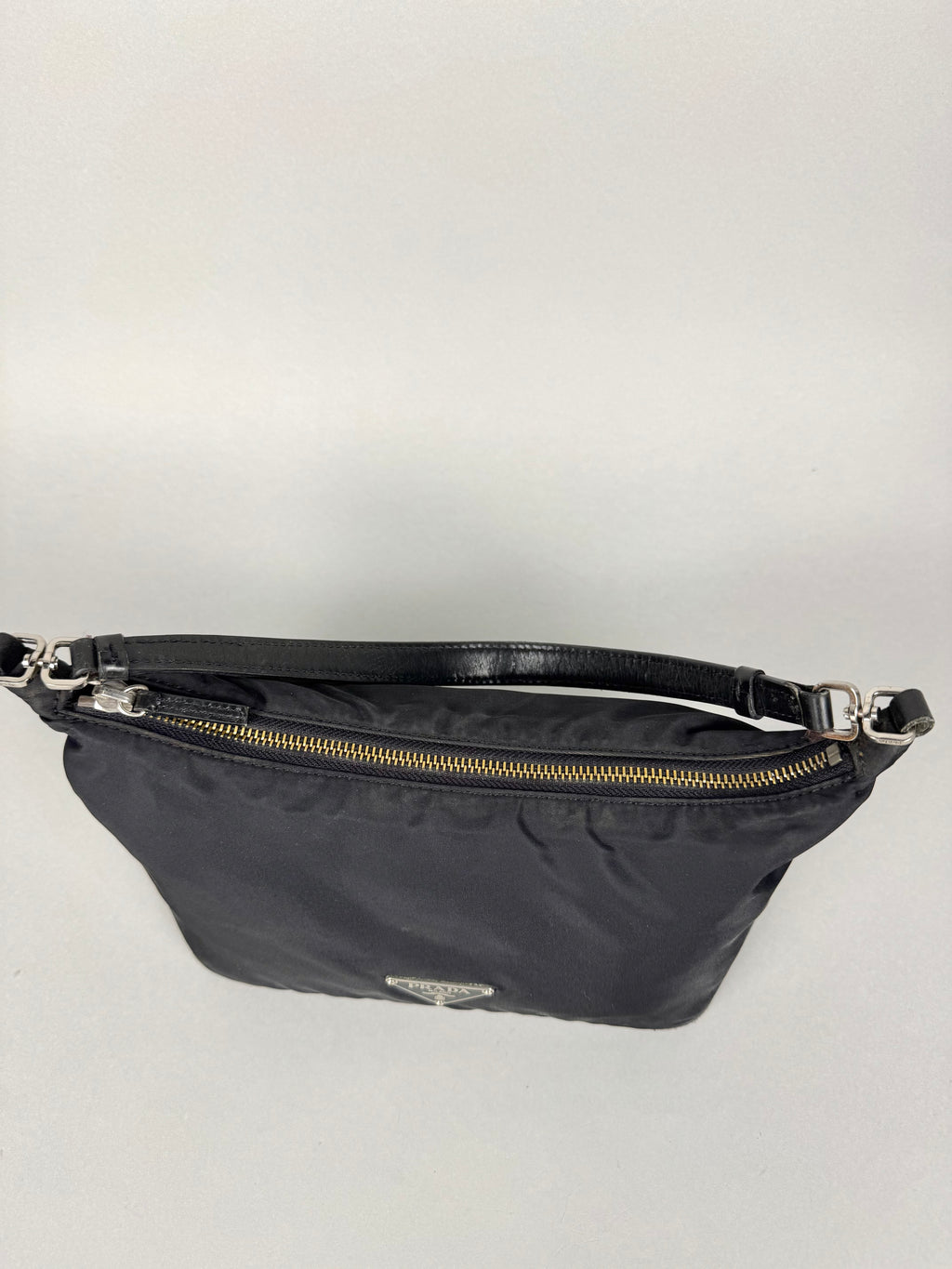 Prada Vintage Hobo Nylon Shoulder Bag
