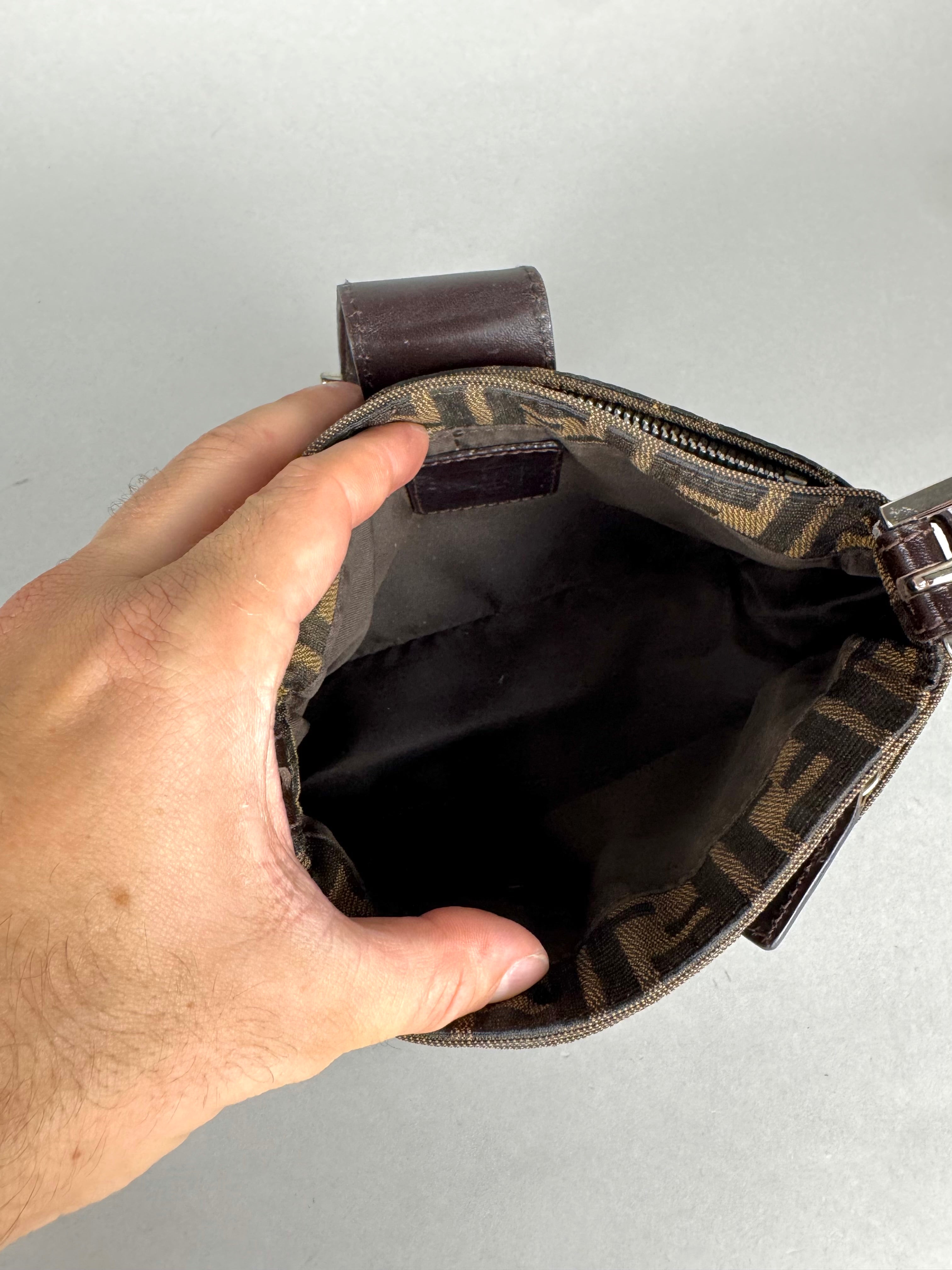 Fendi Mini Mama Baguette Monogram Zucca