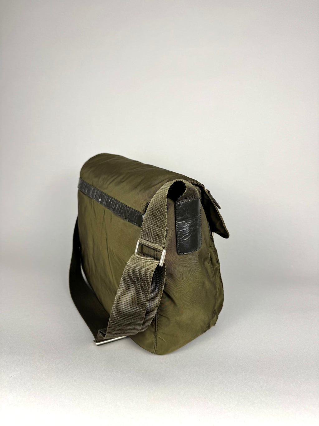 Prada Nylon Green Messenger