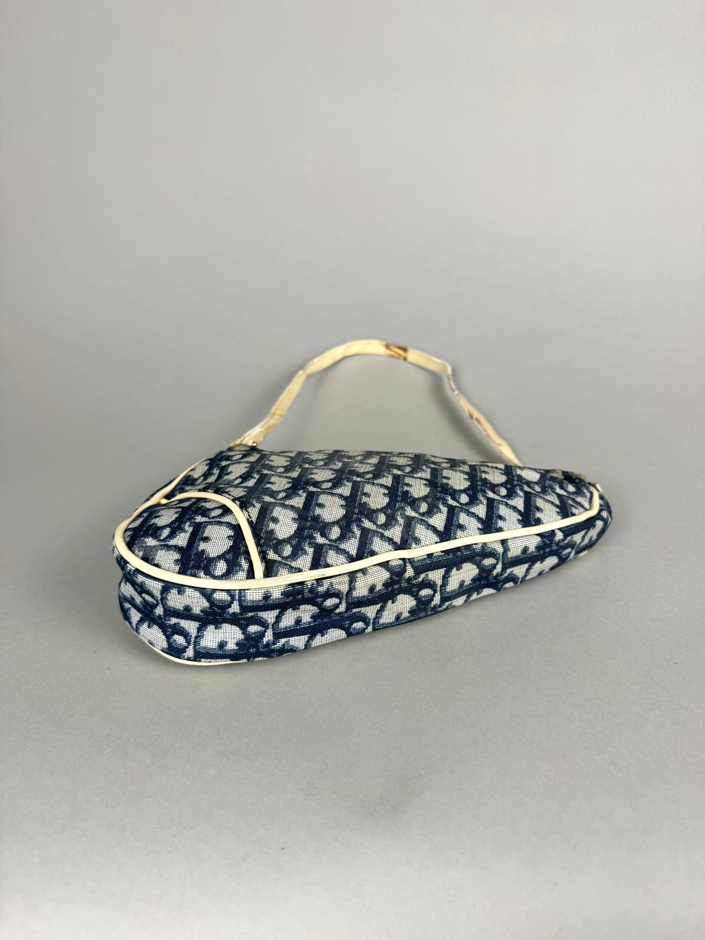 Christian Dior Monogram Mini Saddle Oblique Blue