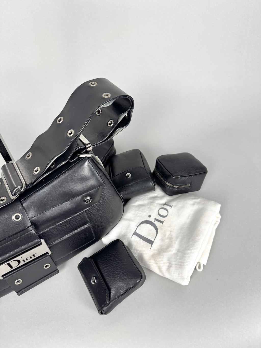 Christian Dior Street Chic Columbus Black Leather