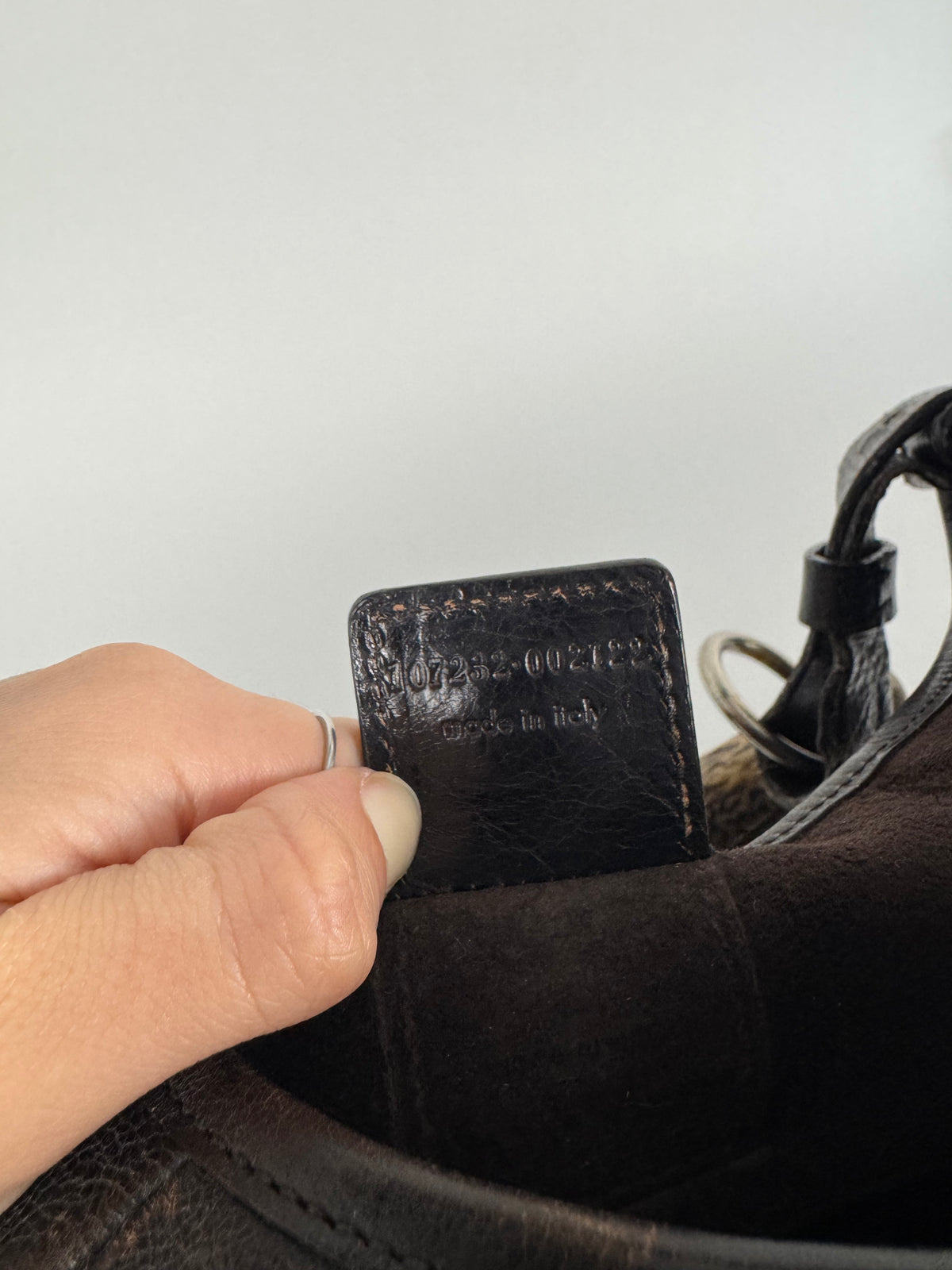 Yves Saint Laurent Mombasa Leather Brown