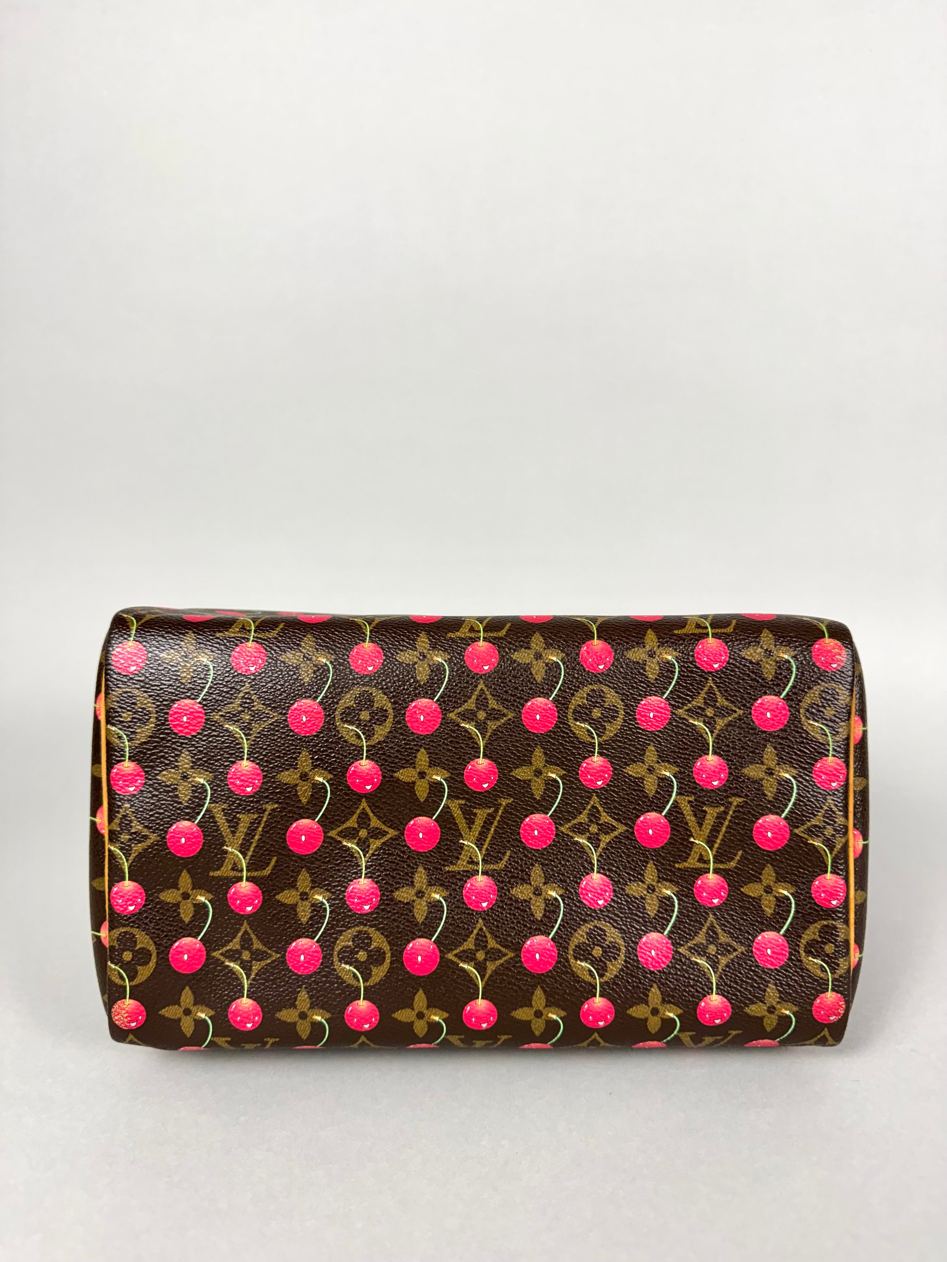 Louis Vuitton Monogram Speedy Cerises 25