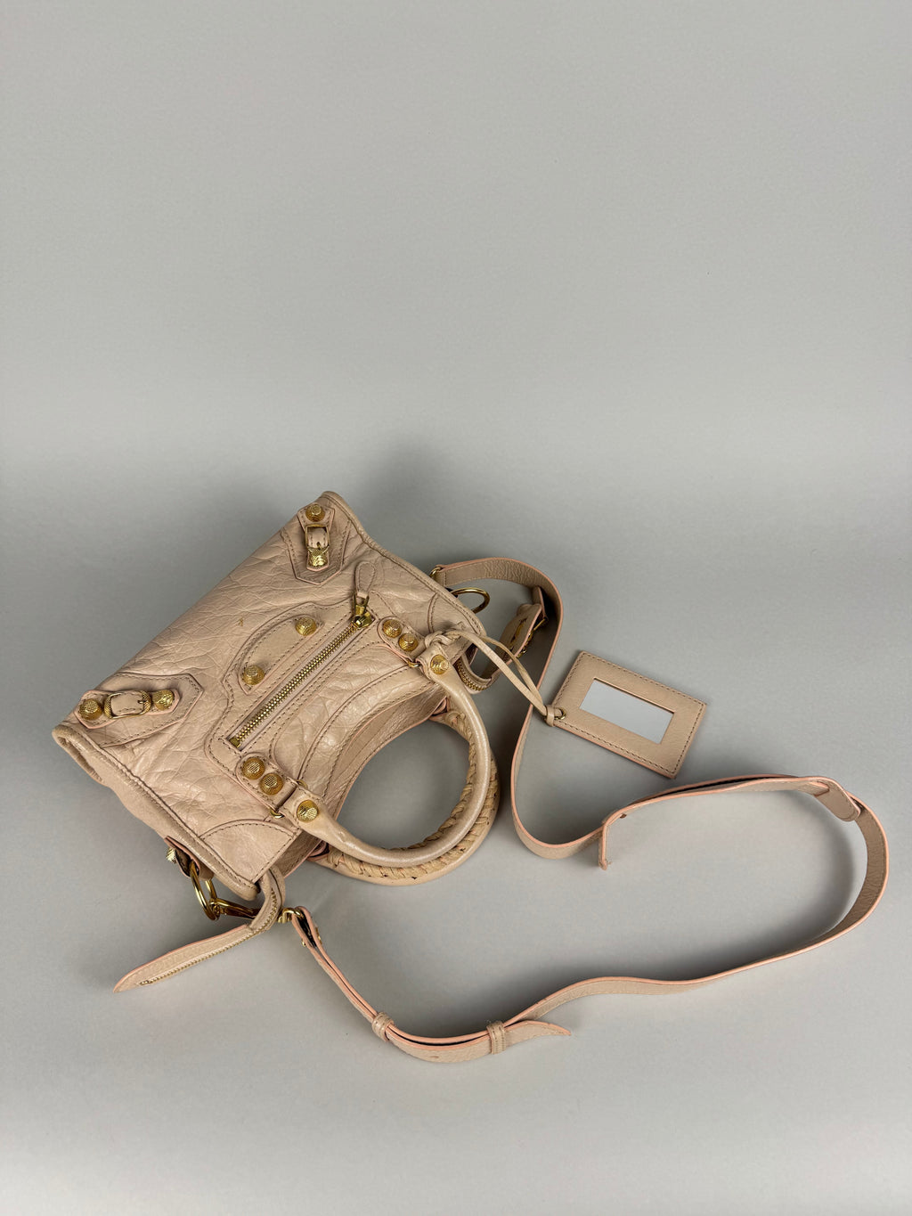 Balenciaga Agneau Mini City Leather
