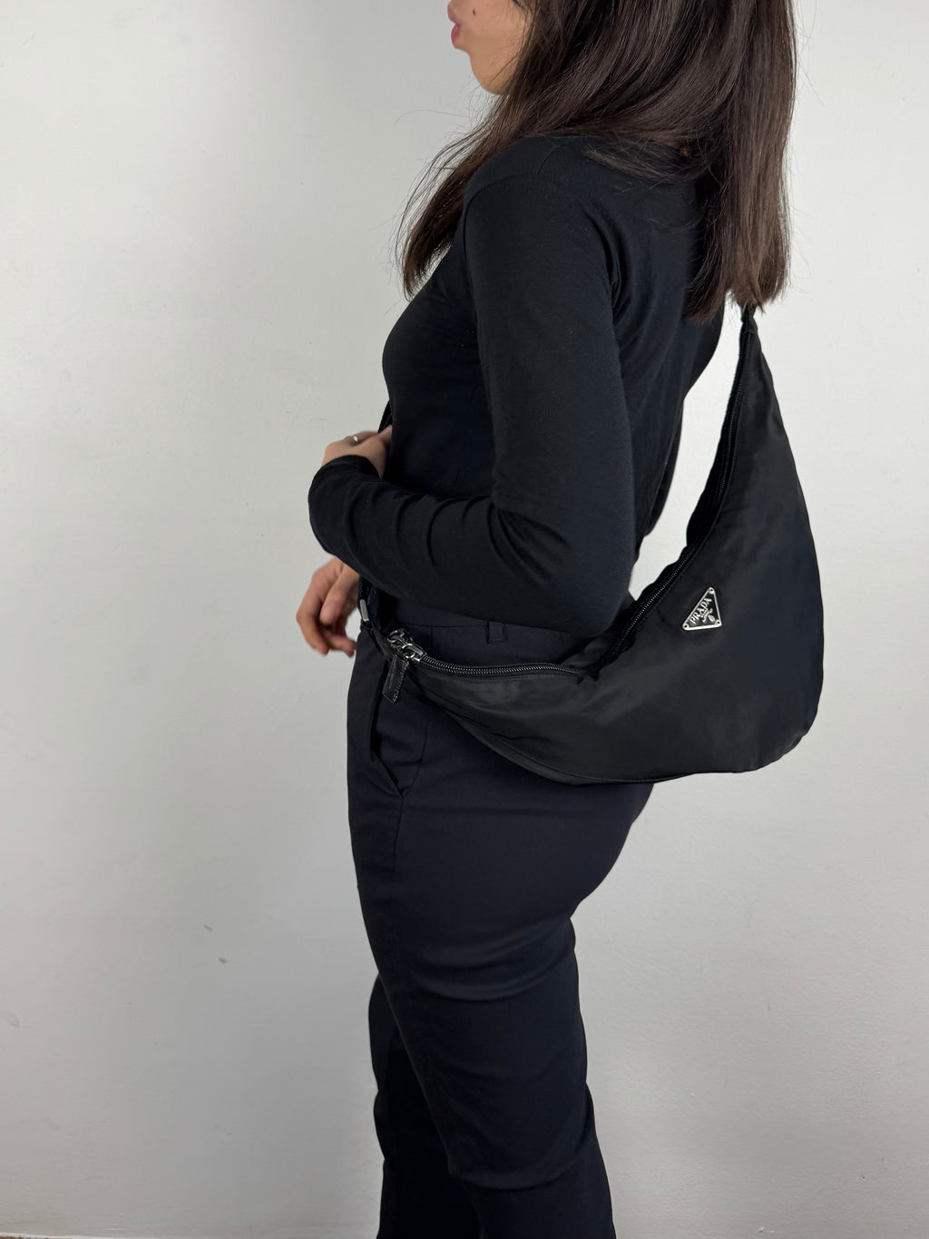 Prada Sling Nylon Black