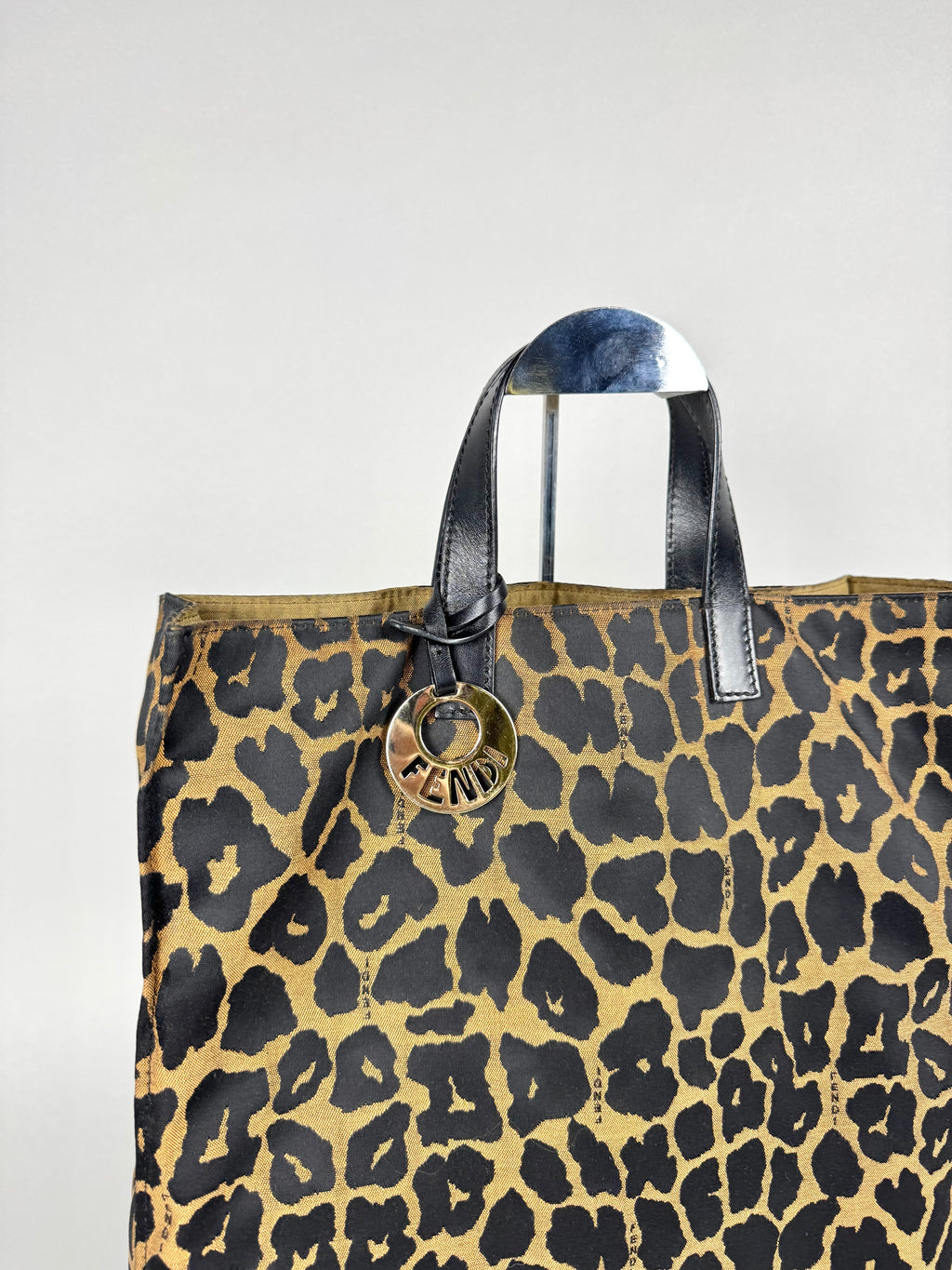 Fendi Special Shopping Tote Printed Canvas Large