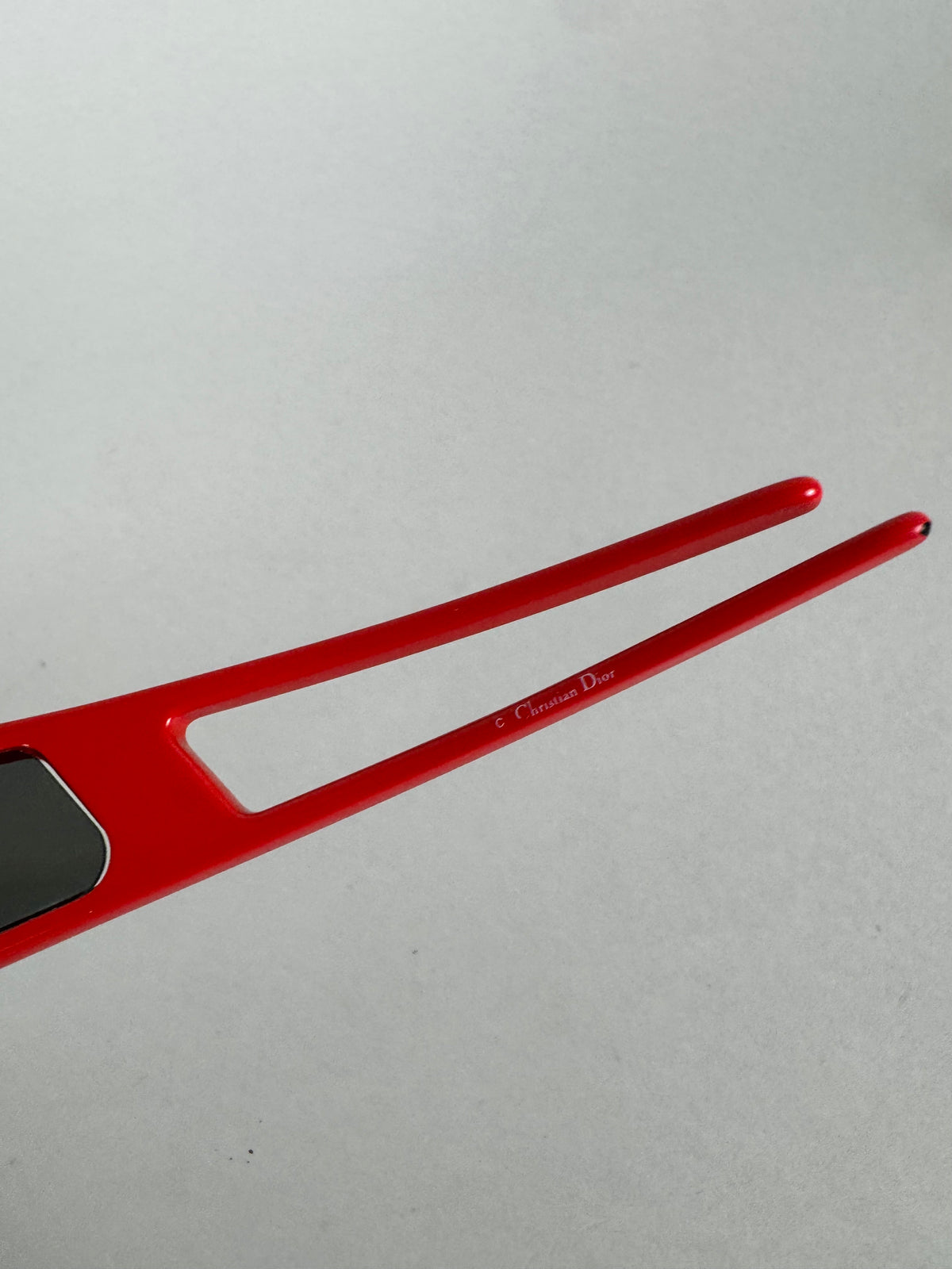 Christian Dior Red and Black Bandage 1 Sunglasses