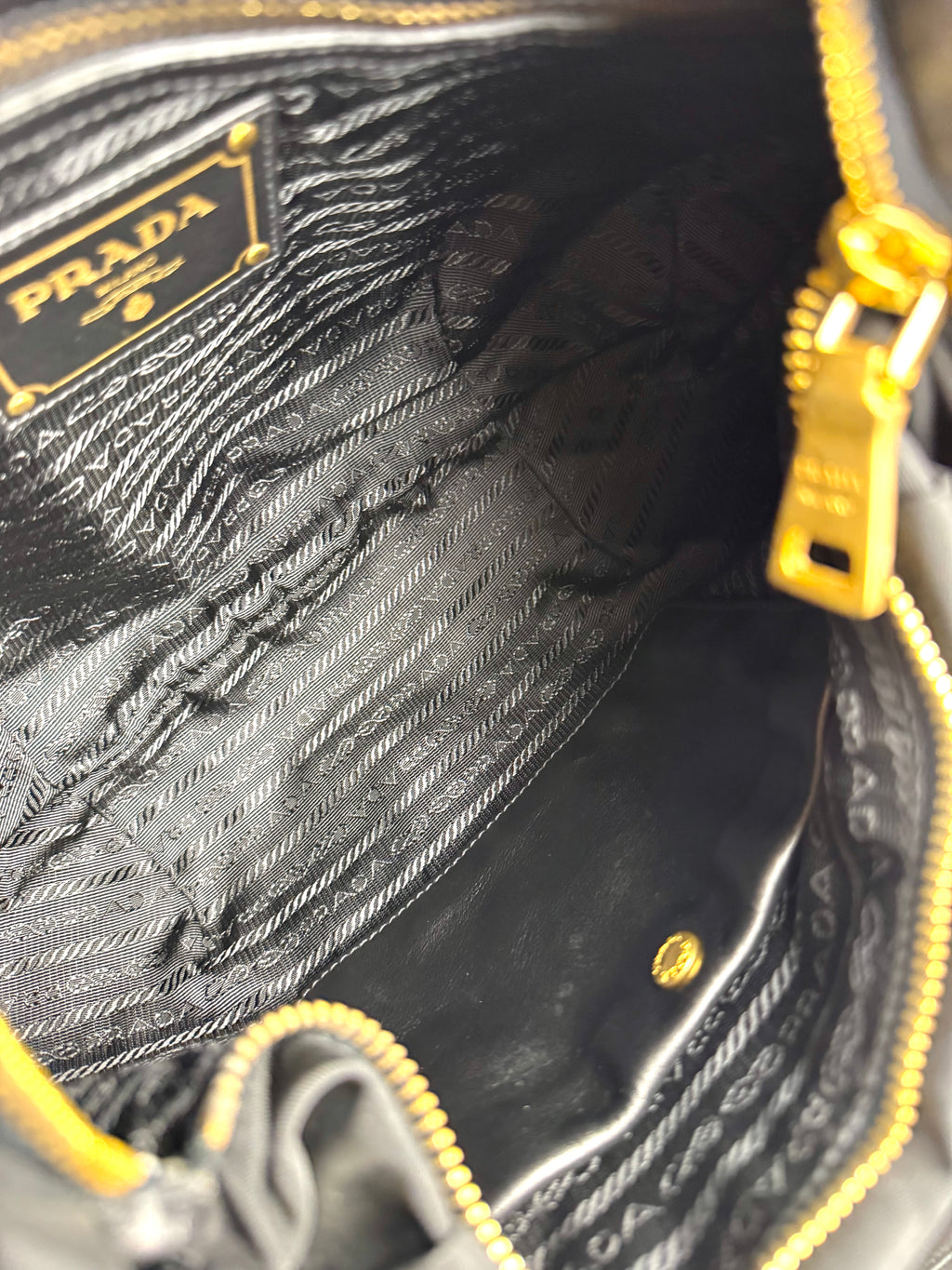Prada Nylon and Leather Shoulder