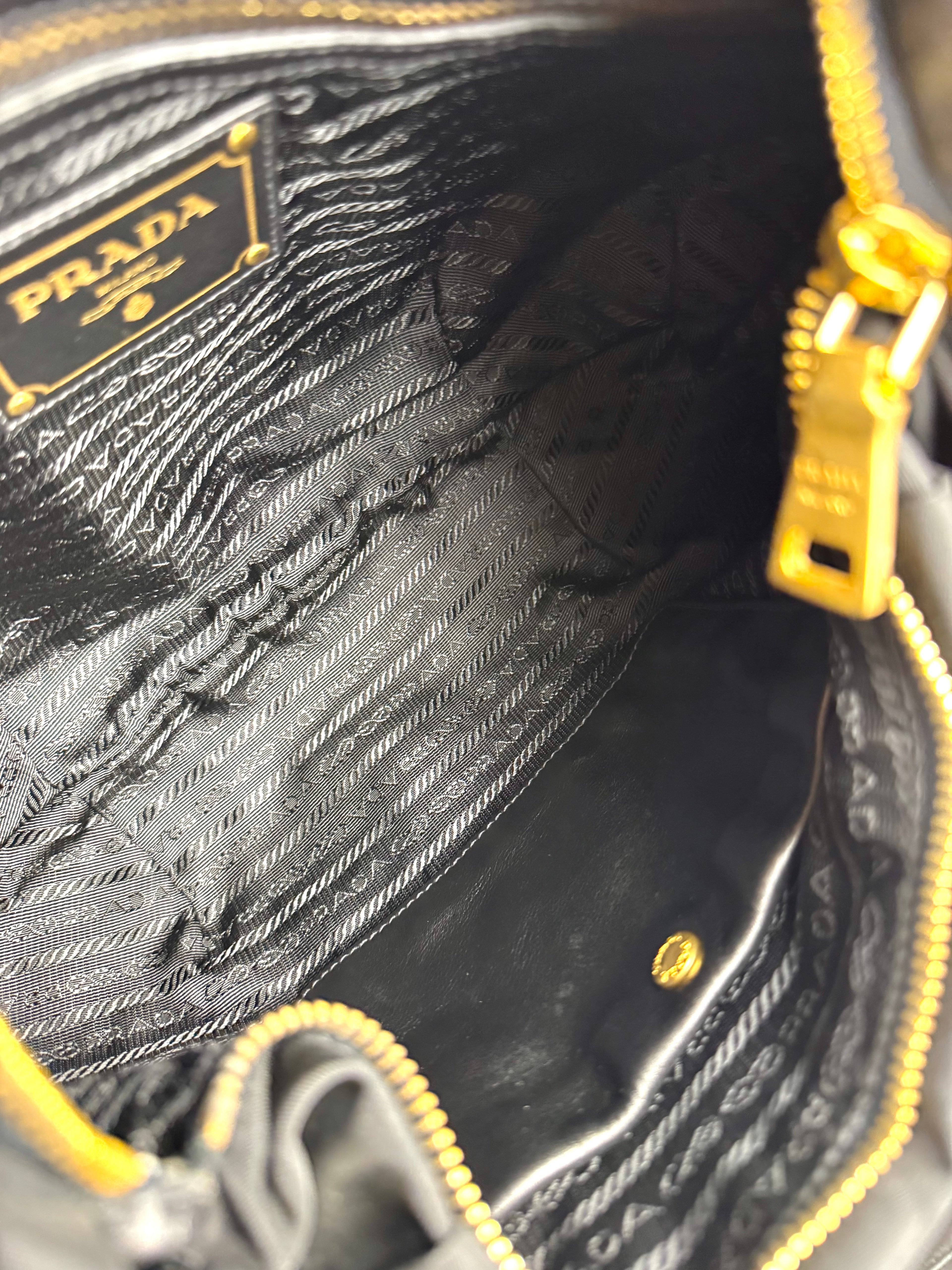 Prada Nylon and Leather Shoulder