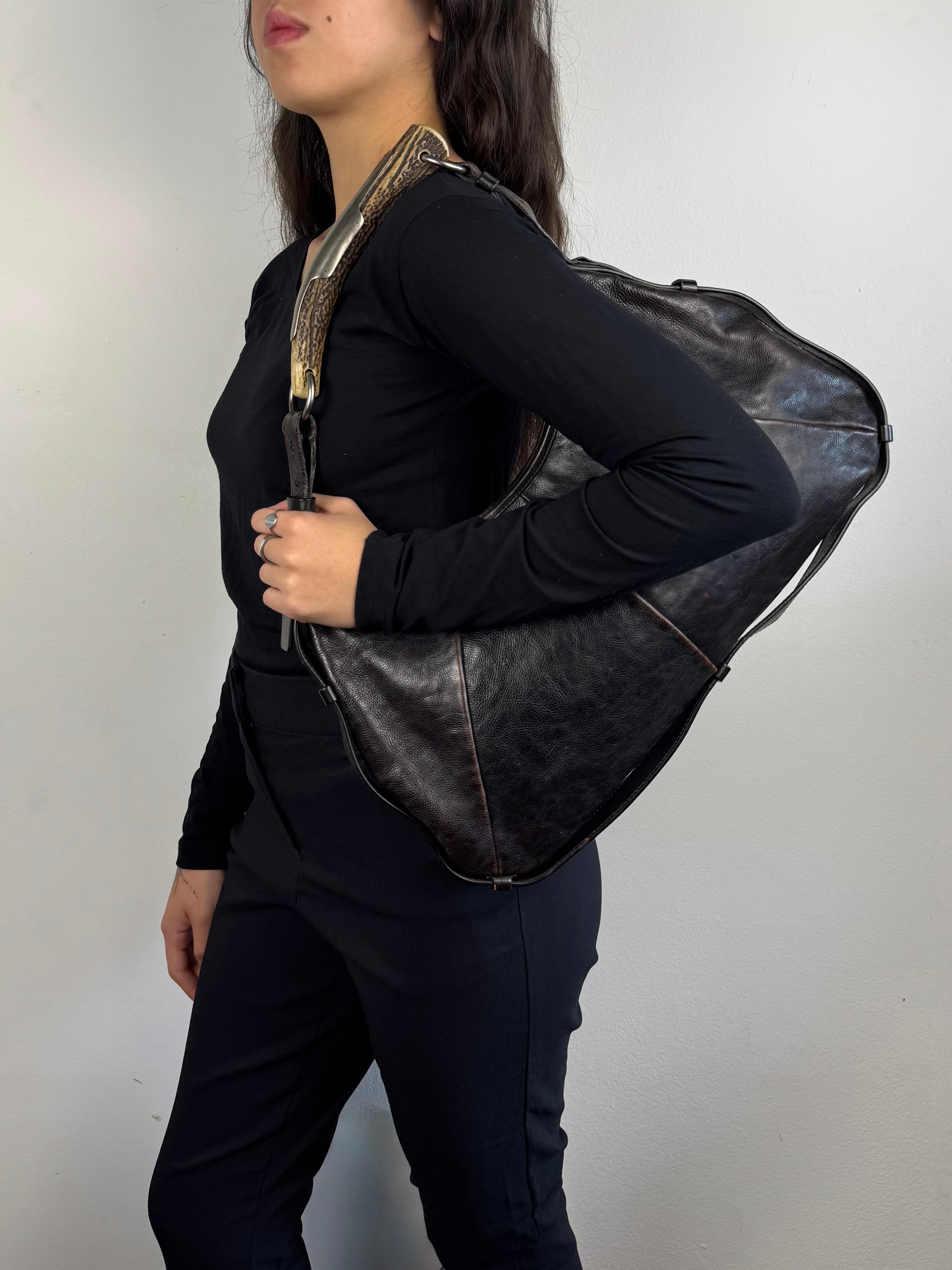Yves Saint Laurent Mombasa Leather Brown
