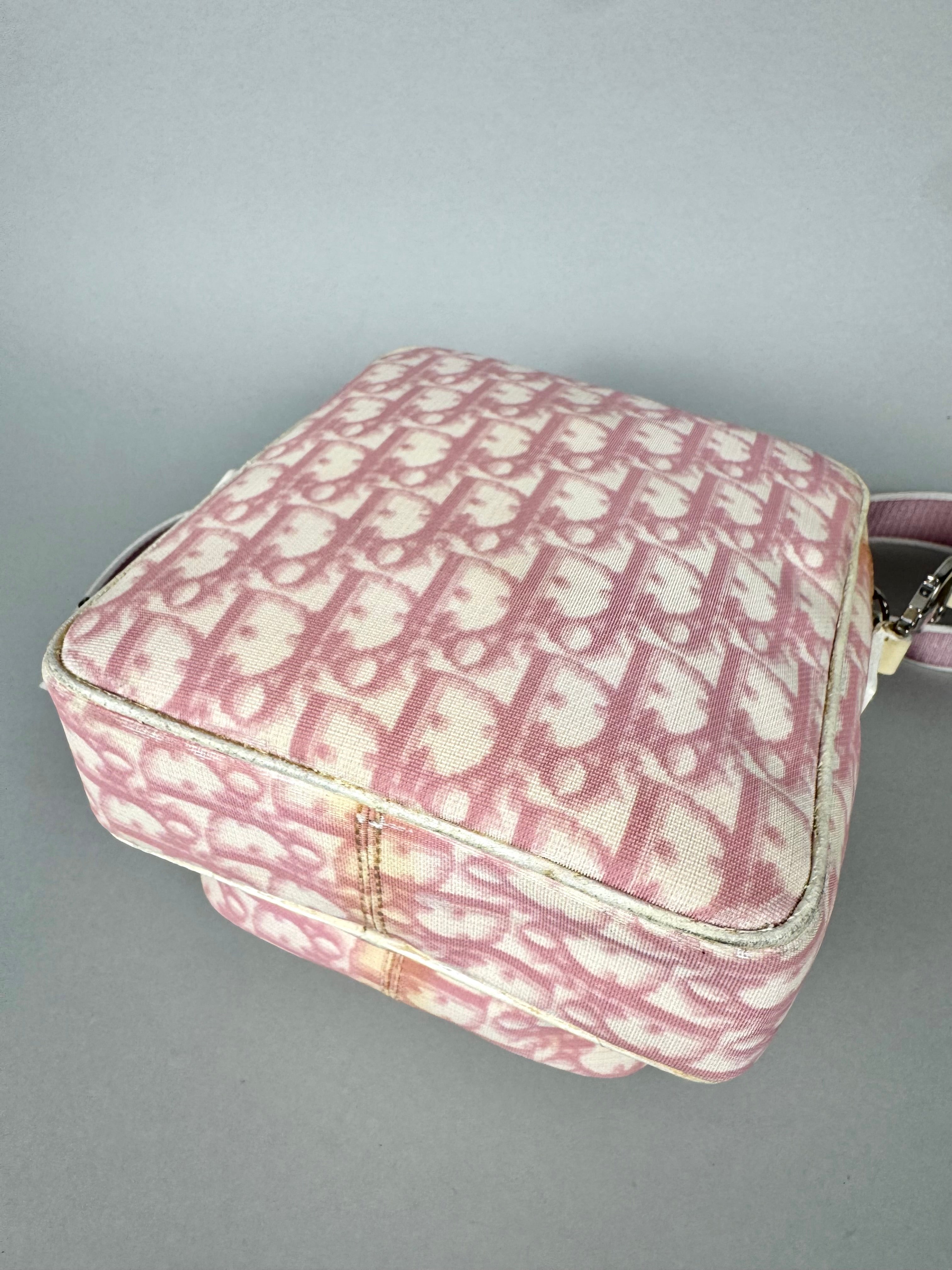 Christian Dior Girly Pink Monogram Trotter Crossbody