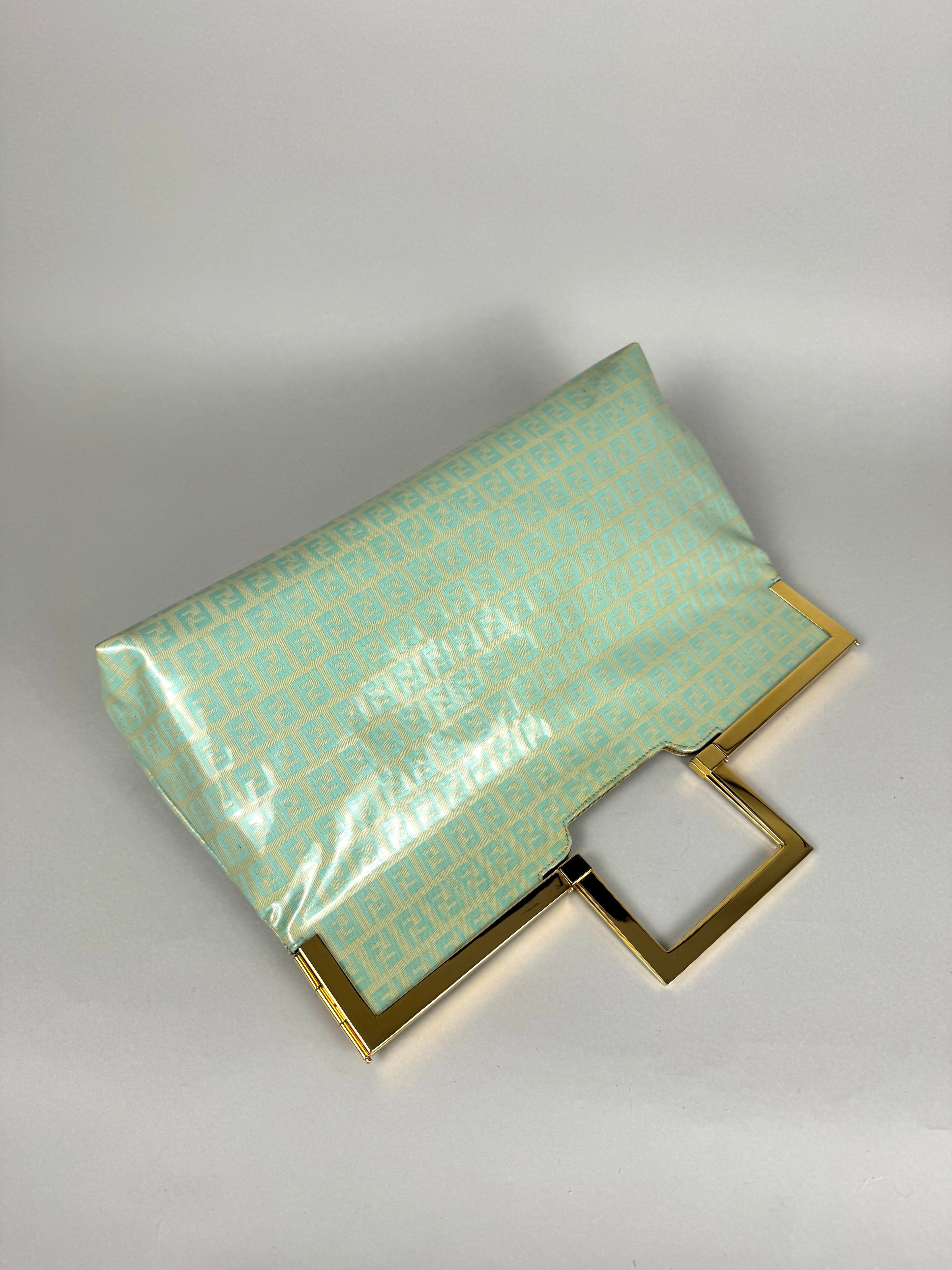 Fendi Monogram Zucchino Turquoise