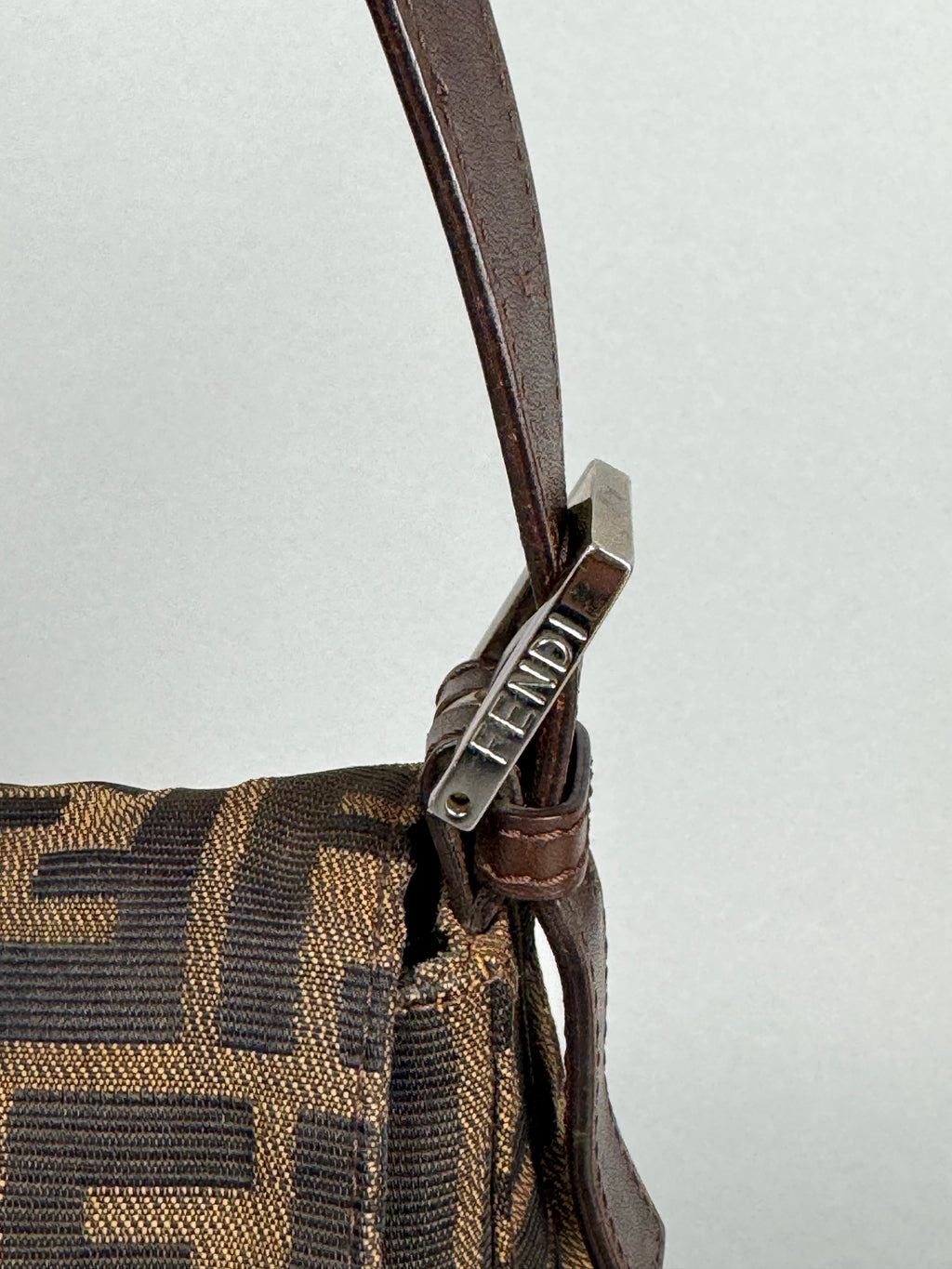 Fendi Monogram Zucca Mamma Baguette